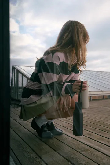 RE-Hydrate thermos bottle - Black, 0.5 L - Eva Solo