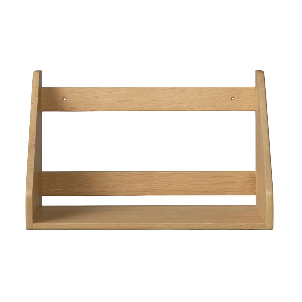 B5 shelf 21x40 cm, Oak nature lacquered FDB Møbler