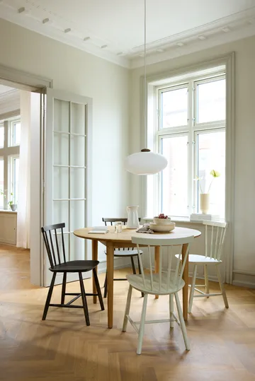 J46 chair, Beech bottle green painted, 6-pack - FDB Møbler