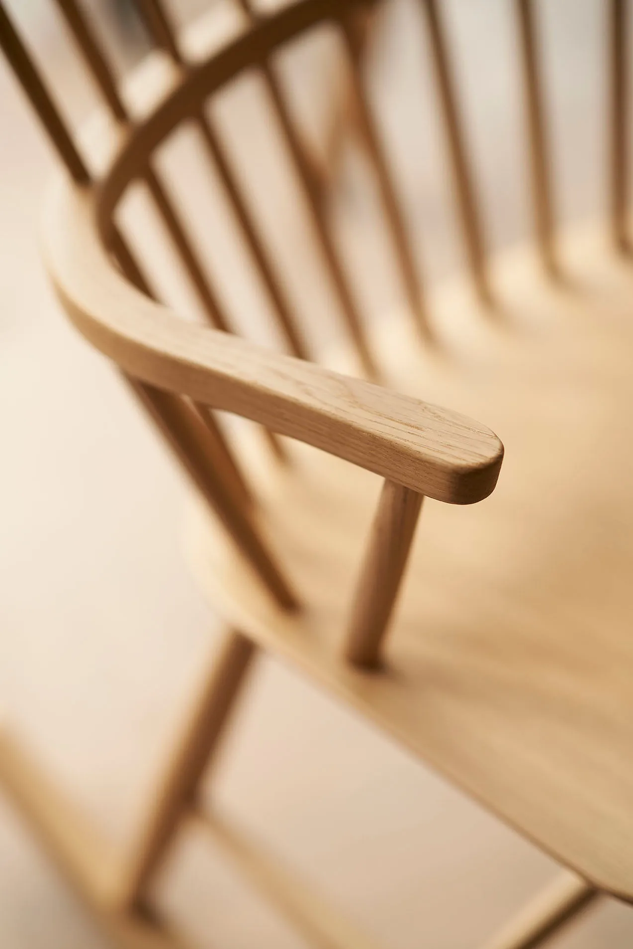 J52G rocking chair, Oak nature oil FDB Møbler