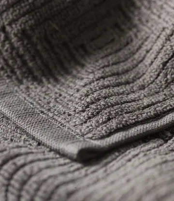 R33 Kirkeby towel 2-pack - Granite gray - FDB Møbler