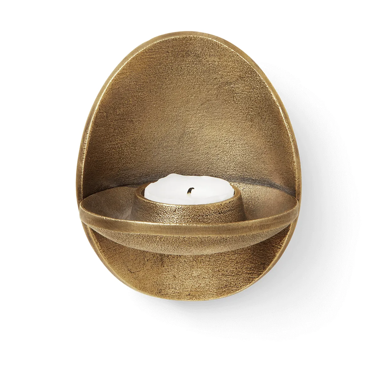 Agapé tealight holder wall, Brass finish Ferm Living