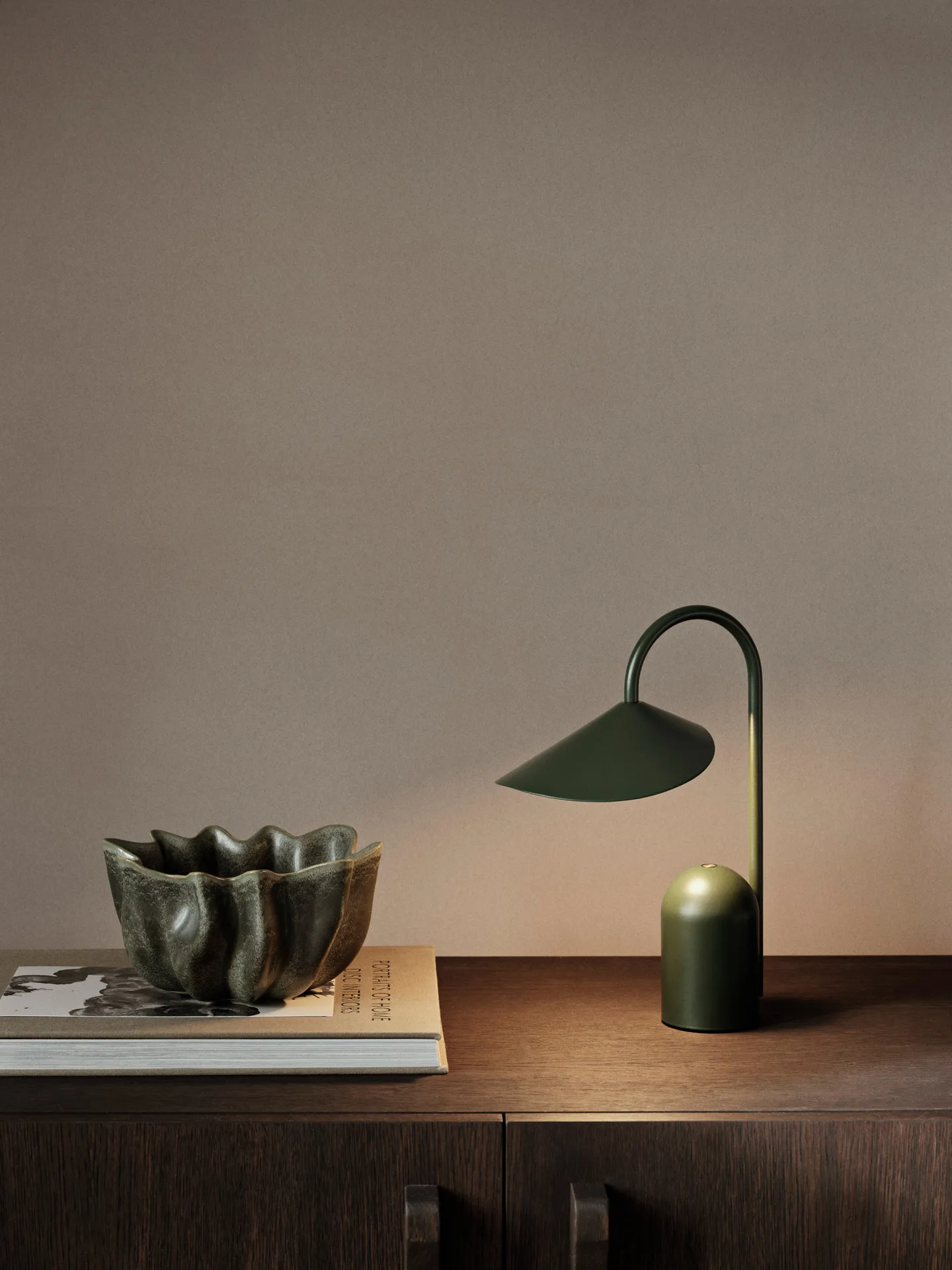 Arum portable lamp, Grass Green Ferm Living