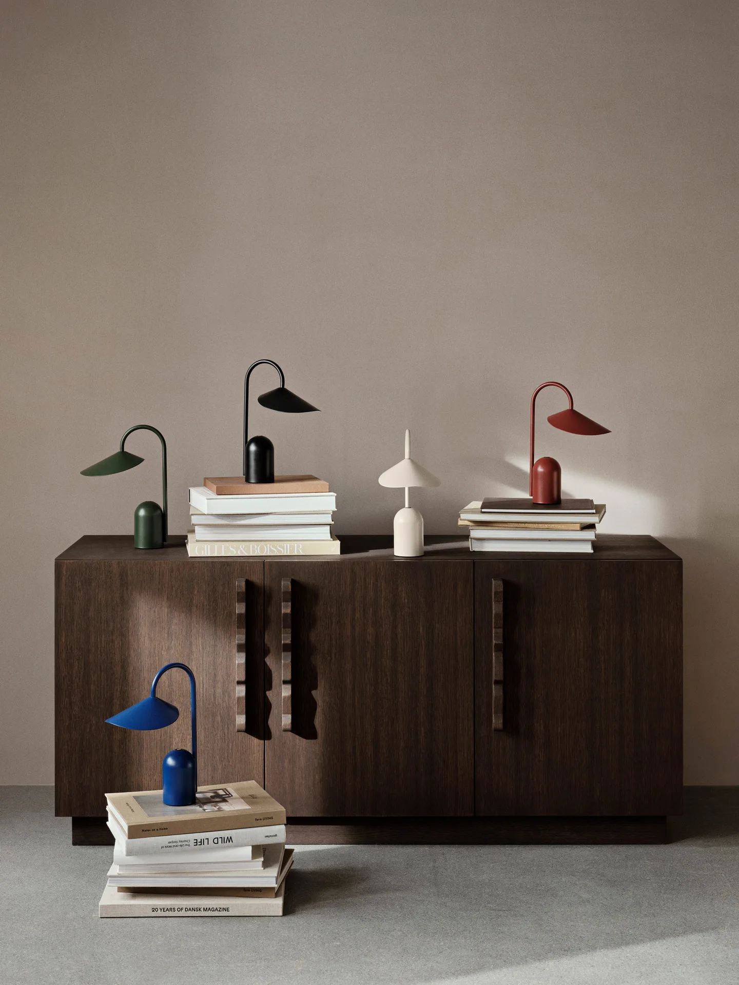 Arum portable lamp, Oxide Red Ferm Living