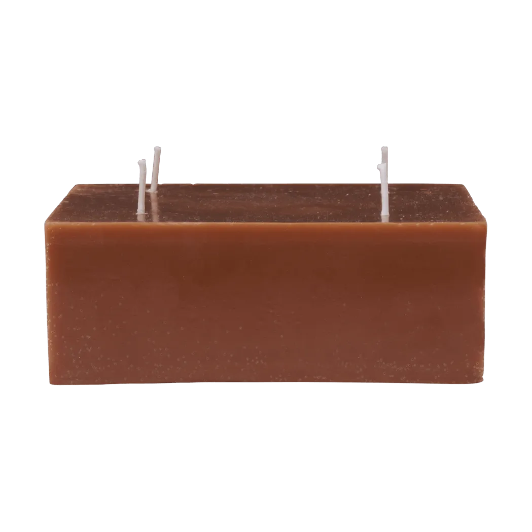 Burren block candle large, Bronze Ferm Living