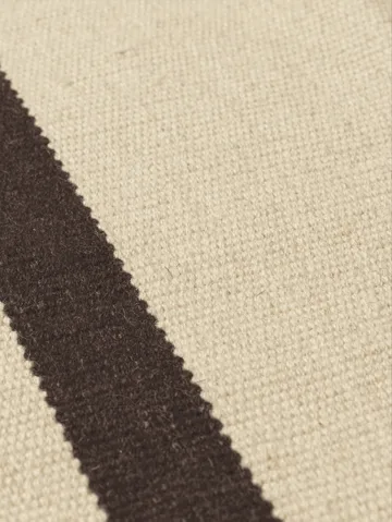 Calm kelim carpet - Off-white, Coffee, 200x300 cm - Ferm Living