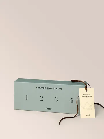 Ceramic Advent Gifts 4 Pieces - Multi - Ferm Living