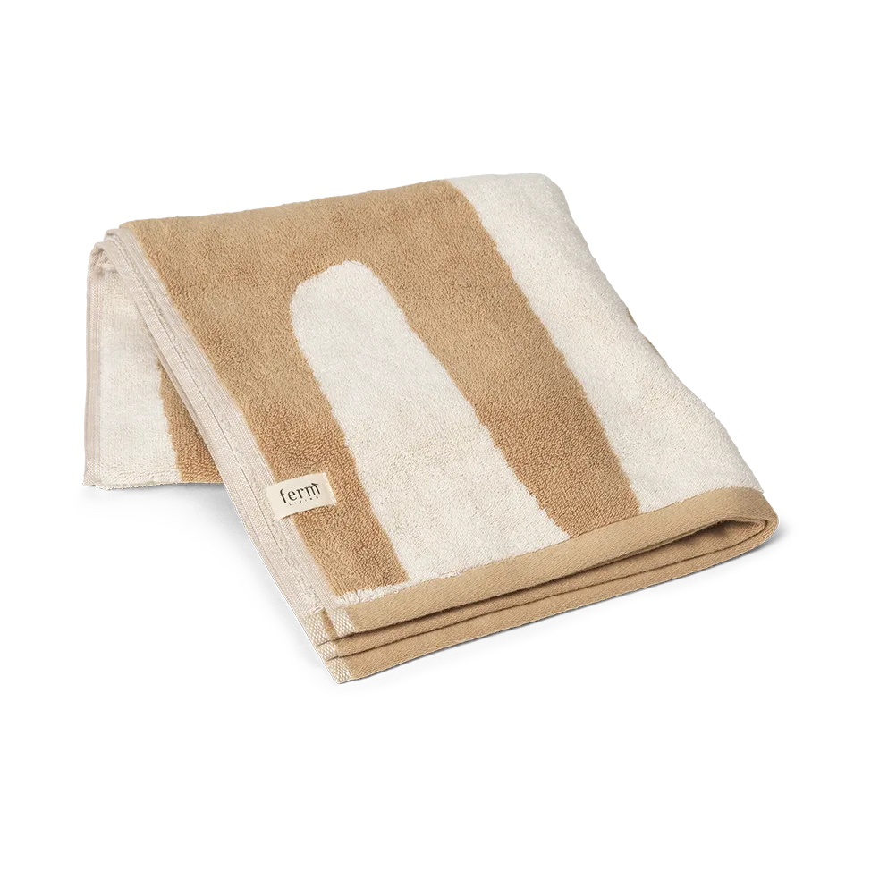 Ebb towel 50x100 cm, Sand, off-white Ferm Living
