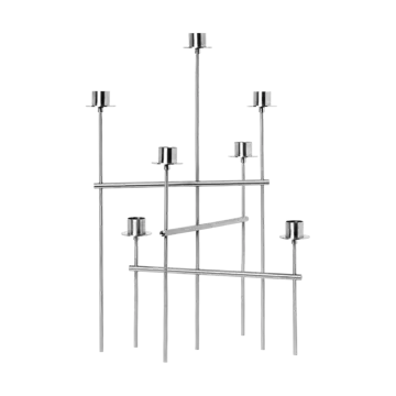 Elysia candlestick - Brushed stainless steel - Ferm Living