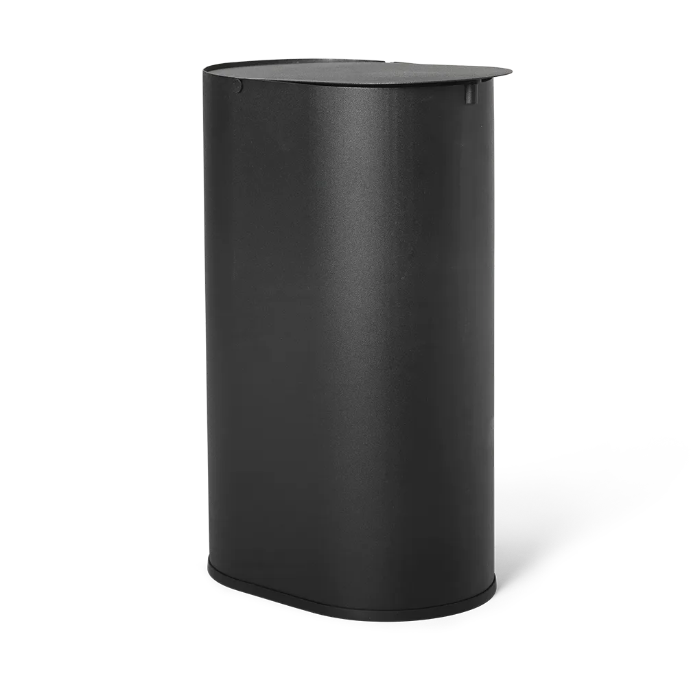 Enkel waste bin small, Black Ferm Living