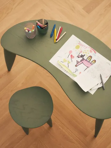 Feve kids round - Elm green - Ferm Living