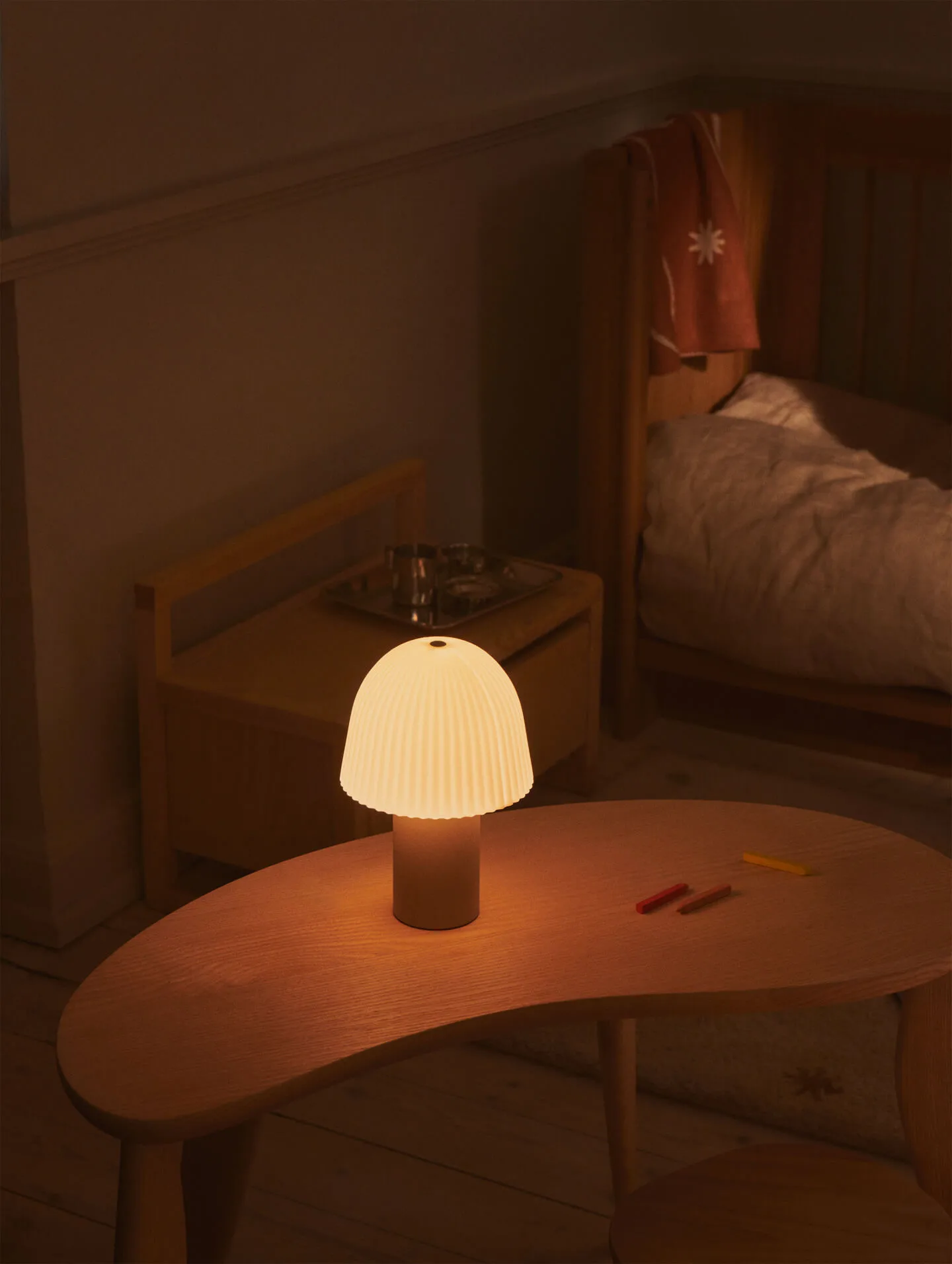 Feve kids writing table, Untreated Ash Ferm Living