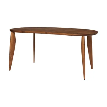 Feve table 160x86x73 cm - Walnut - Ferm Living