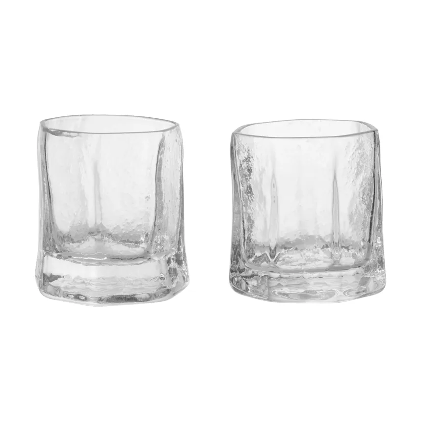 Kiru glasses 2-pack, Clear, 3.8 cl Ferm Living