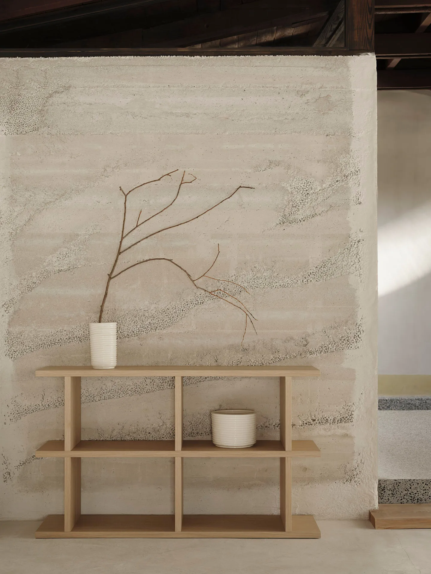 Kona bookshelf 2x2, Natural Ferm Living