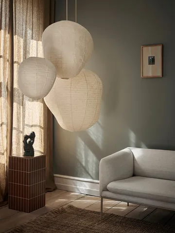 Kurbis lamp shade - 40 cm, Natural - Ferm Living