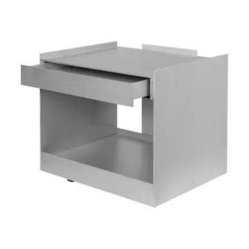 Lager serving trolley - Low, Aluminium - Ferm Living