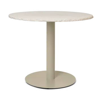 Mineral dining table - Bianco curia, cashmere - Ferm Living