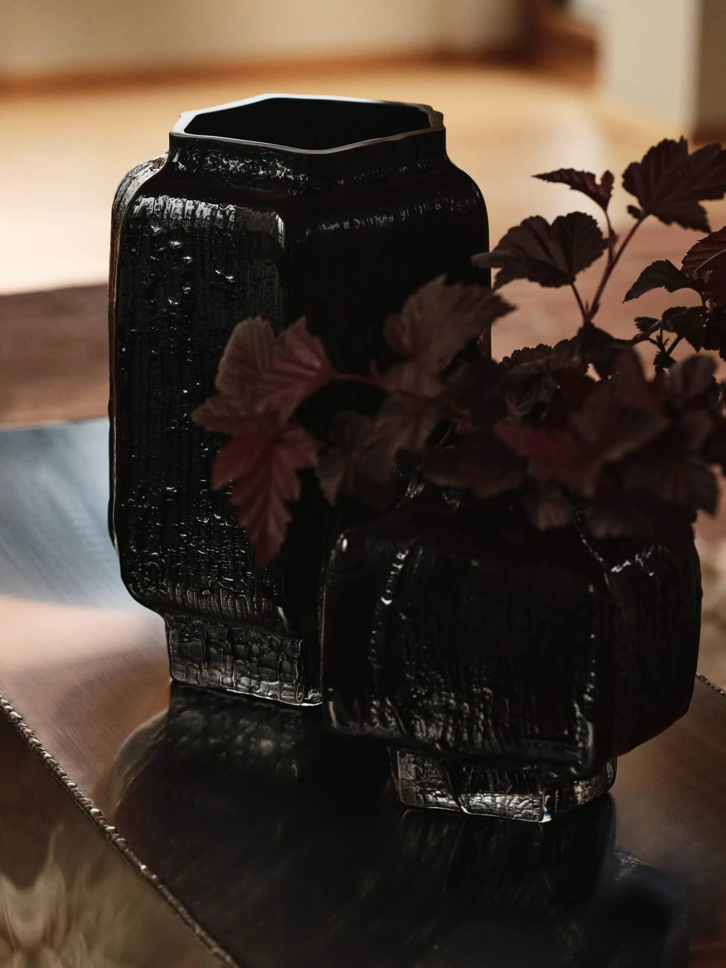 Mokuri vase, Black, 15 cm Ferm Living
