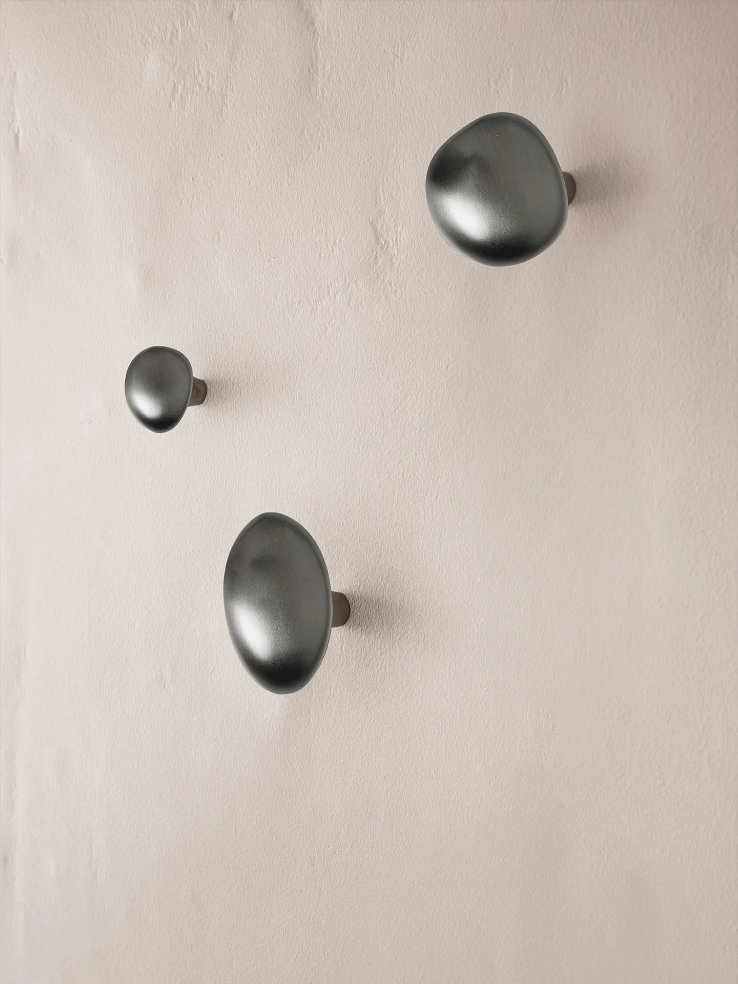 Mushroom hook, Black brass Ferm Living