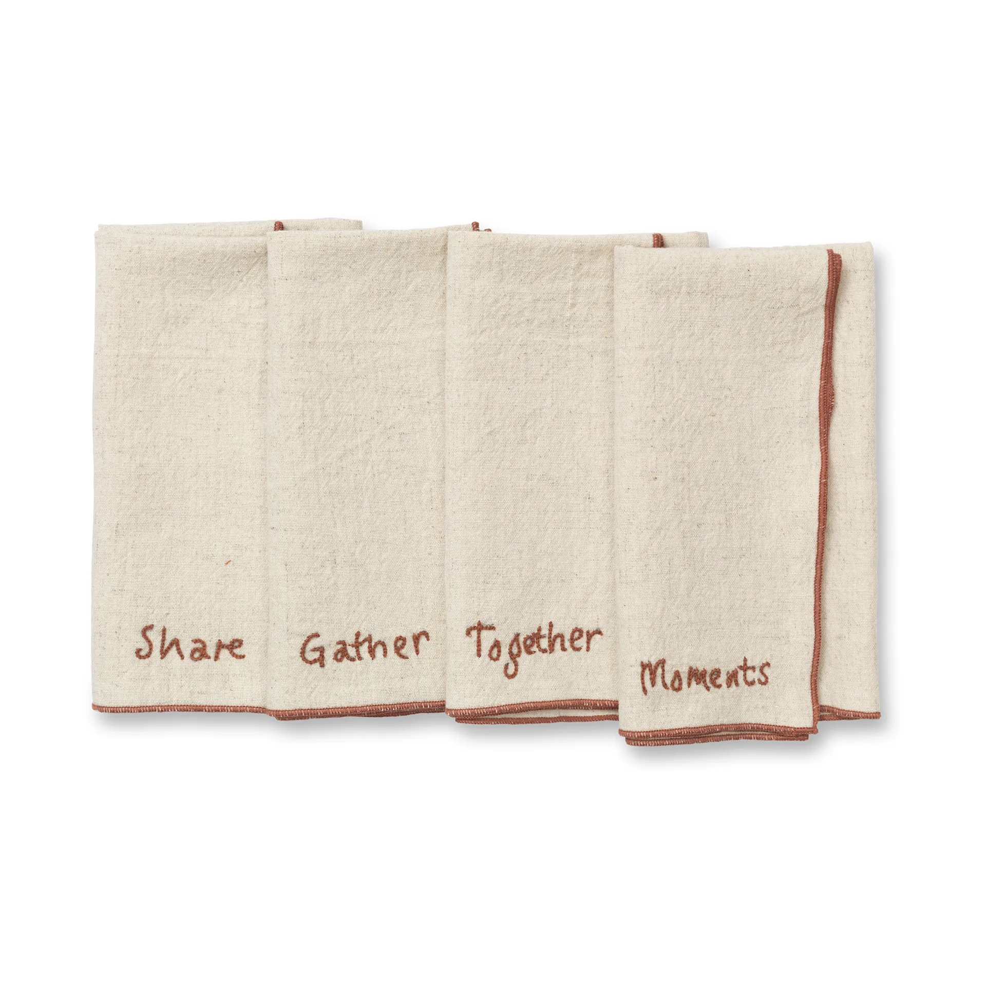 Occasions napkins 4 pieces, Natural Ferm Living