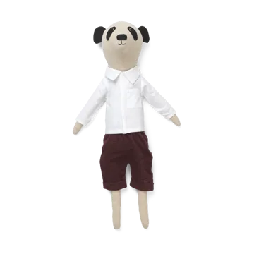 Panda Teddy plush toy - Natural - Ferm Living