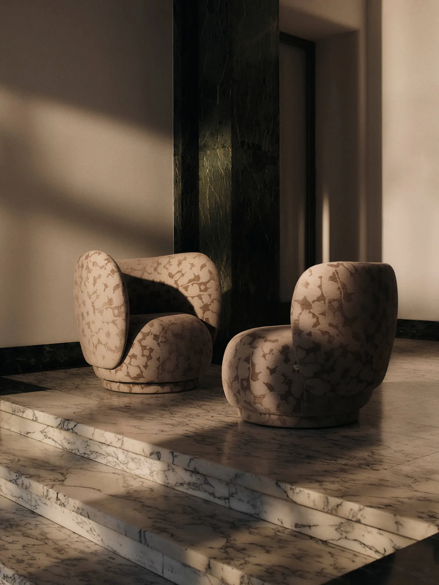 Rico lounge chair, Cilla-Taupe Ferm Living