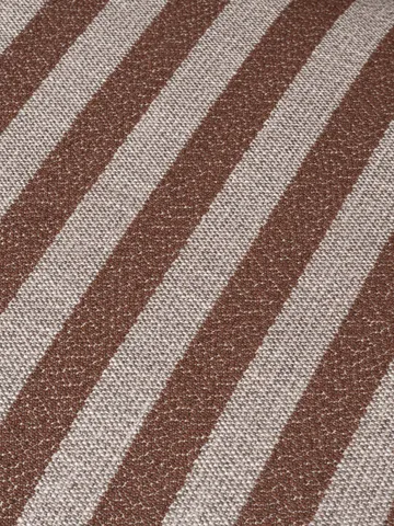 Rico pouf sit pouf - Louisiana, Sand-chocolate - Ferm Living