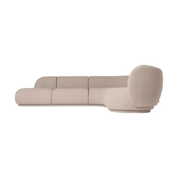 Rico sofa module armrest L Soft Bouclé - Natural - Ferm Living