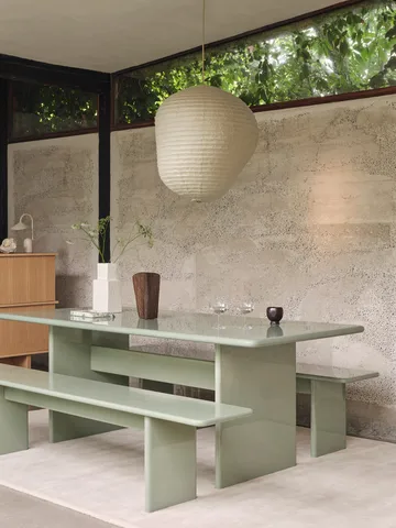 Rink bench 200 cm - Tea green - Ferm Living