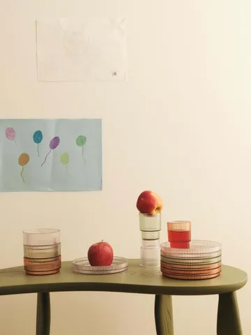 Ripple kids bowl - Clear, 2-pack - Ferm Living