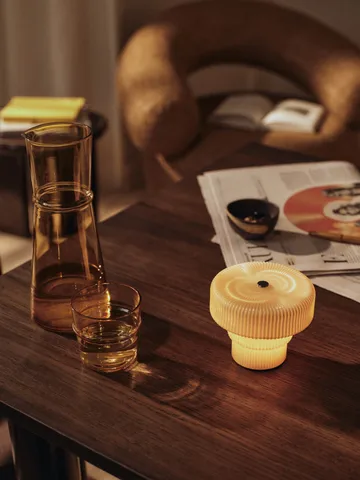 Ripple portable table lamp - Oat, 10 cm - Ferm Living