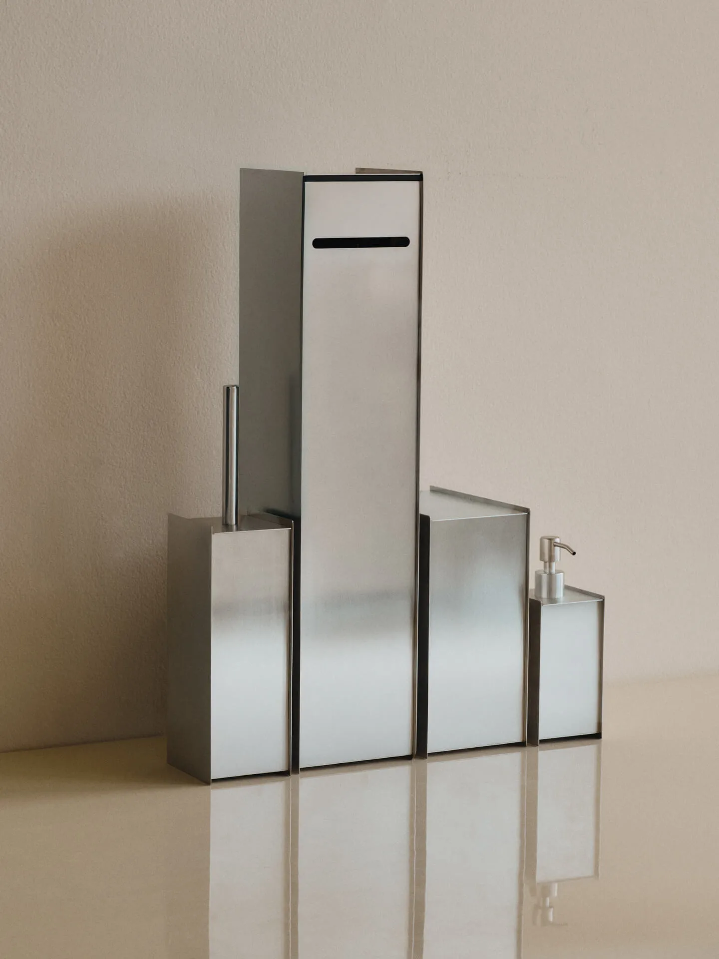 Sama toilet brush, Brushed stainless steel Ferm Living