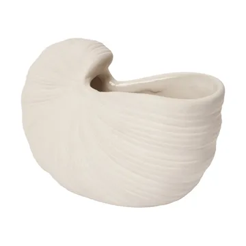 Shell flower pot - Off-white, 11x5.5x7.7 cm - Ferm Living