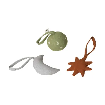 Skye baby toys 3 pieces - Tea green - Ferm Living