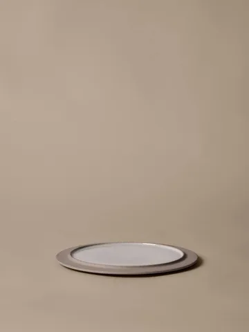 Sonae plate 2-pack - Grey-white, Ø28 cm - Ferm Living