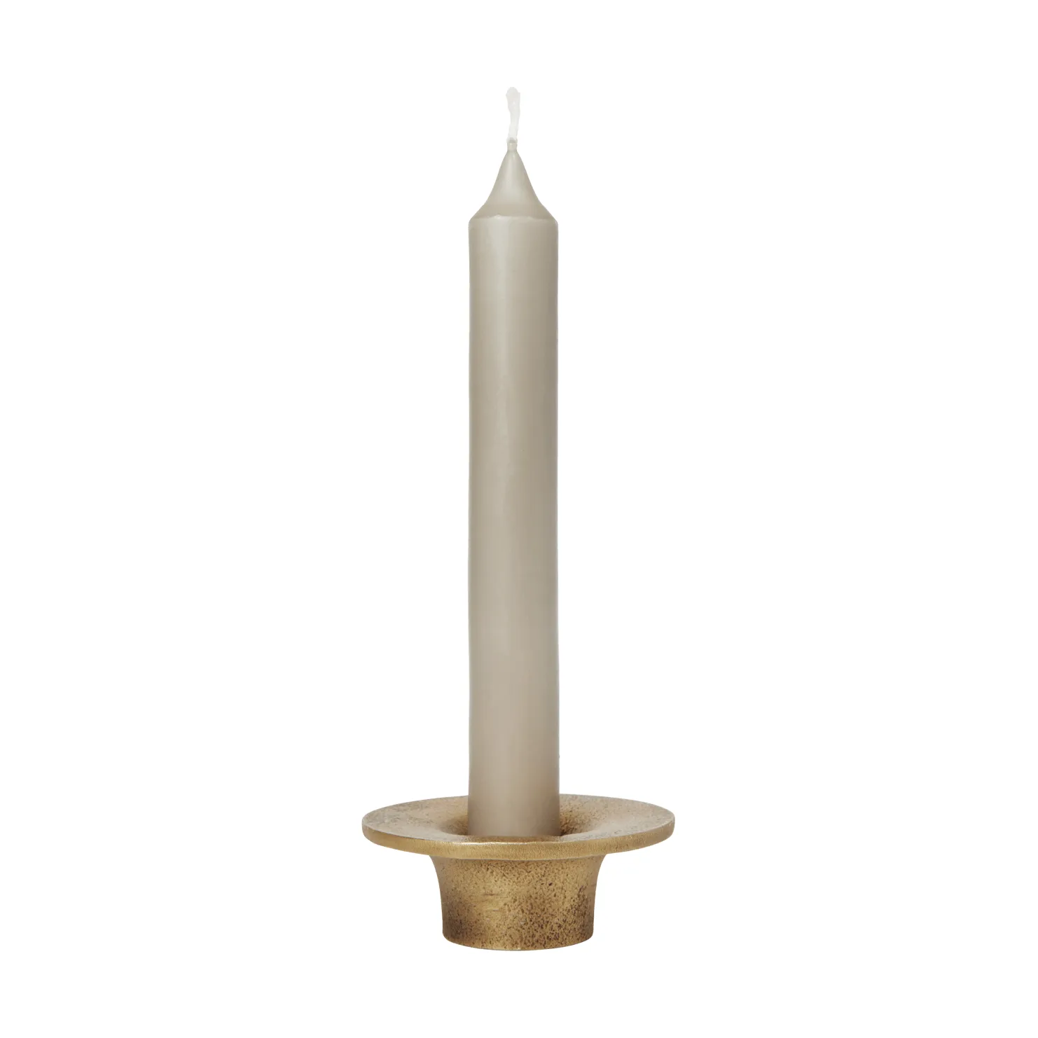 Soothe candle holder Ø8 cm, Brass Finish Ferm Living