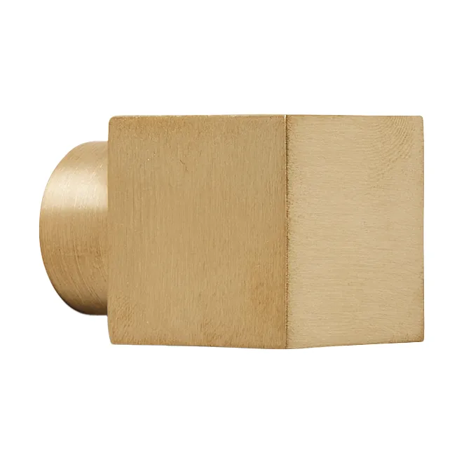 Square hook small, Brass Ferm Living