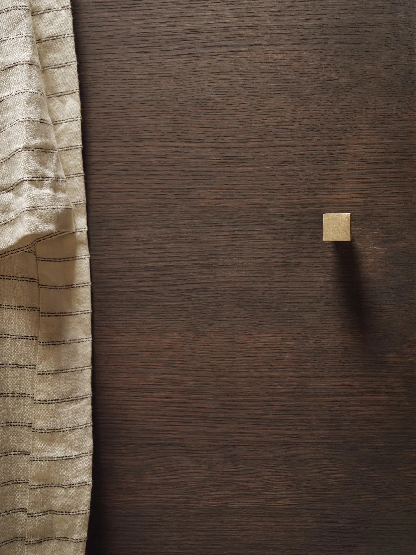 Square hook small, Brass Ferm Living