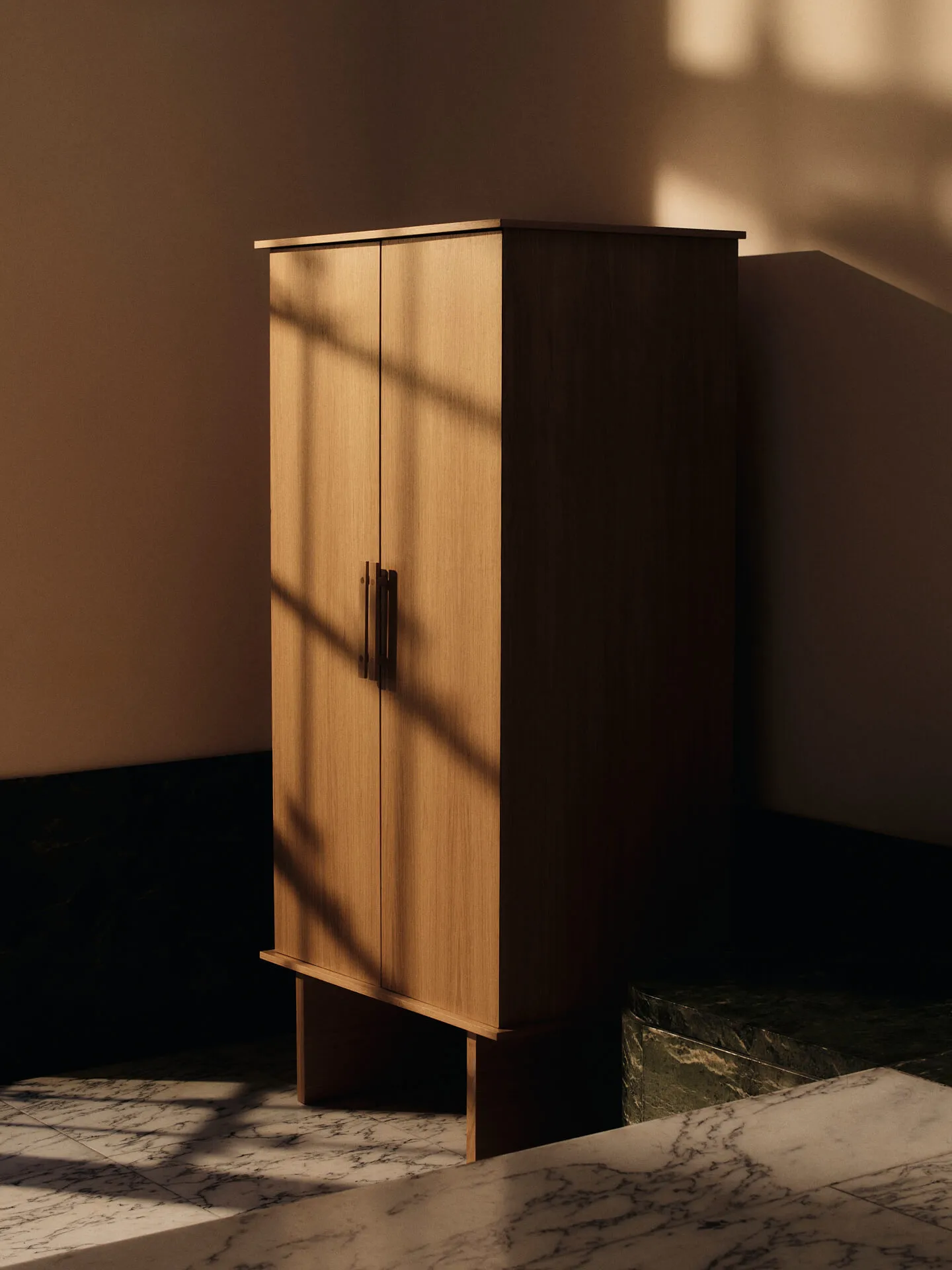 Stilt wardrobe 90x61x186 cm, Natural Ferm Living