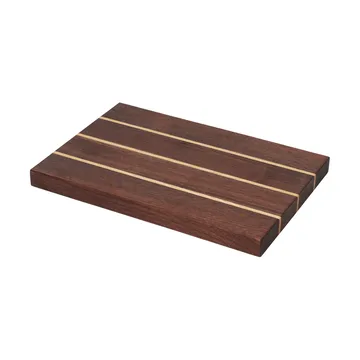 Stribe cutting board fine 25x36 cm - Walnut-ash - Ferm Living
