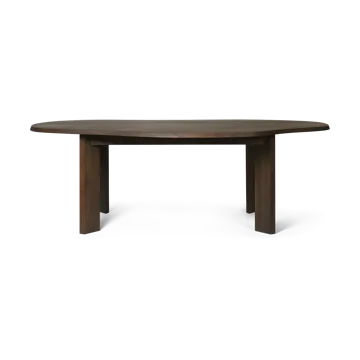 Tarn dining table 118.5x220 cm - Dark Stained Beech - Ferm Living
