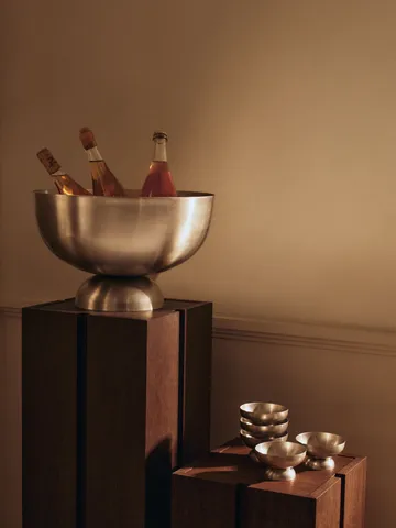 Tumbled champagne cooler - Stainless steel - Ferm Living