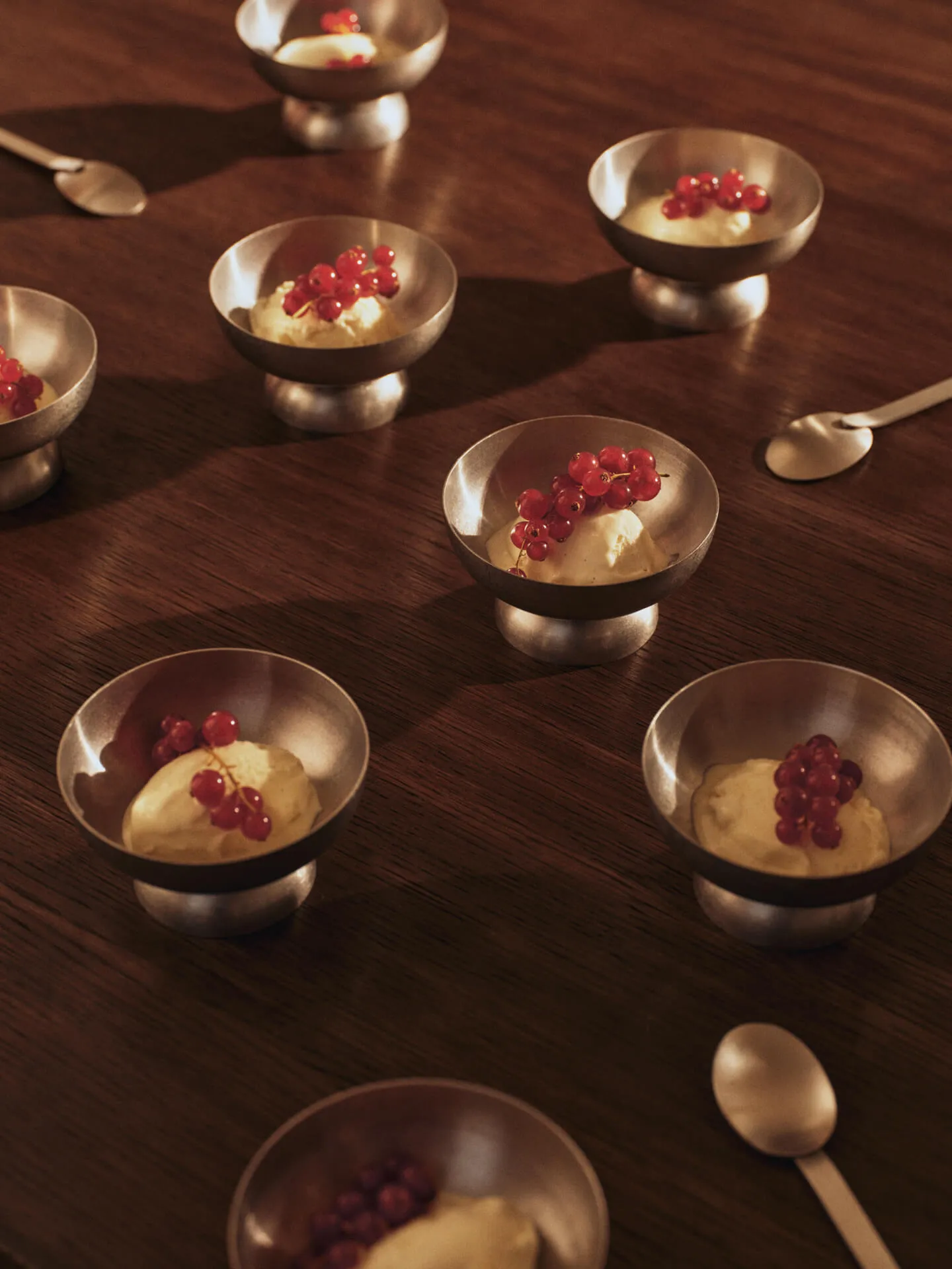 Tumbled glass bowl, Stainless steel Ferm Living