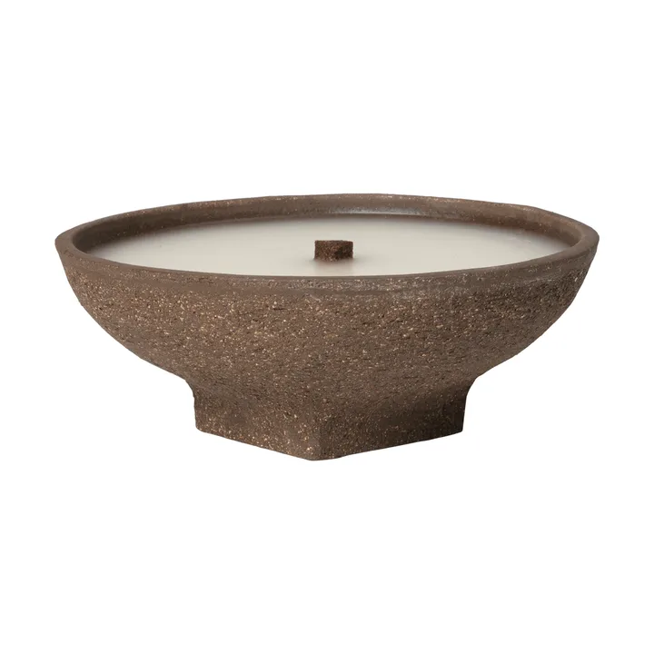 Vei outdoor candle - Brown, Ø30x12.5 cm - Ferm Living