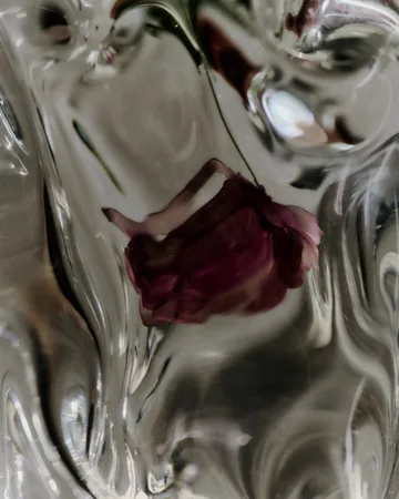Virelle vase 24 cm - Clear - Ferm Living