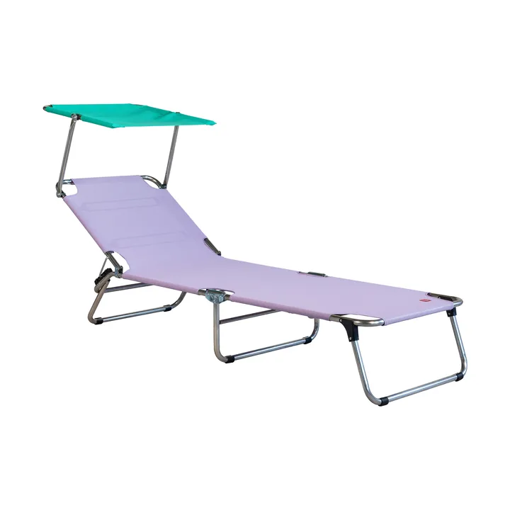 Amigo Top Pop sun lounger - Lilac-aqua green - Fiam
