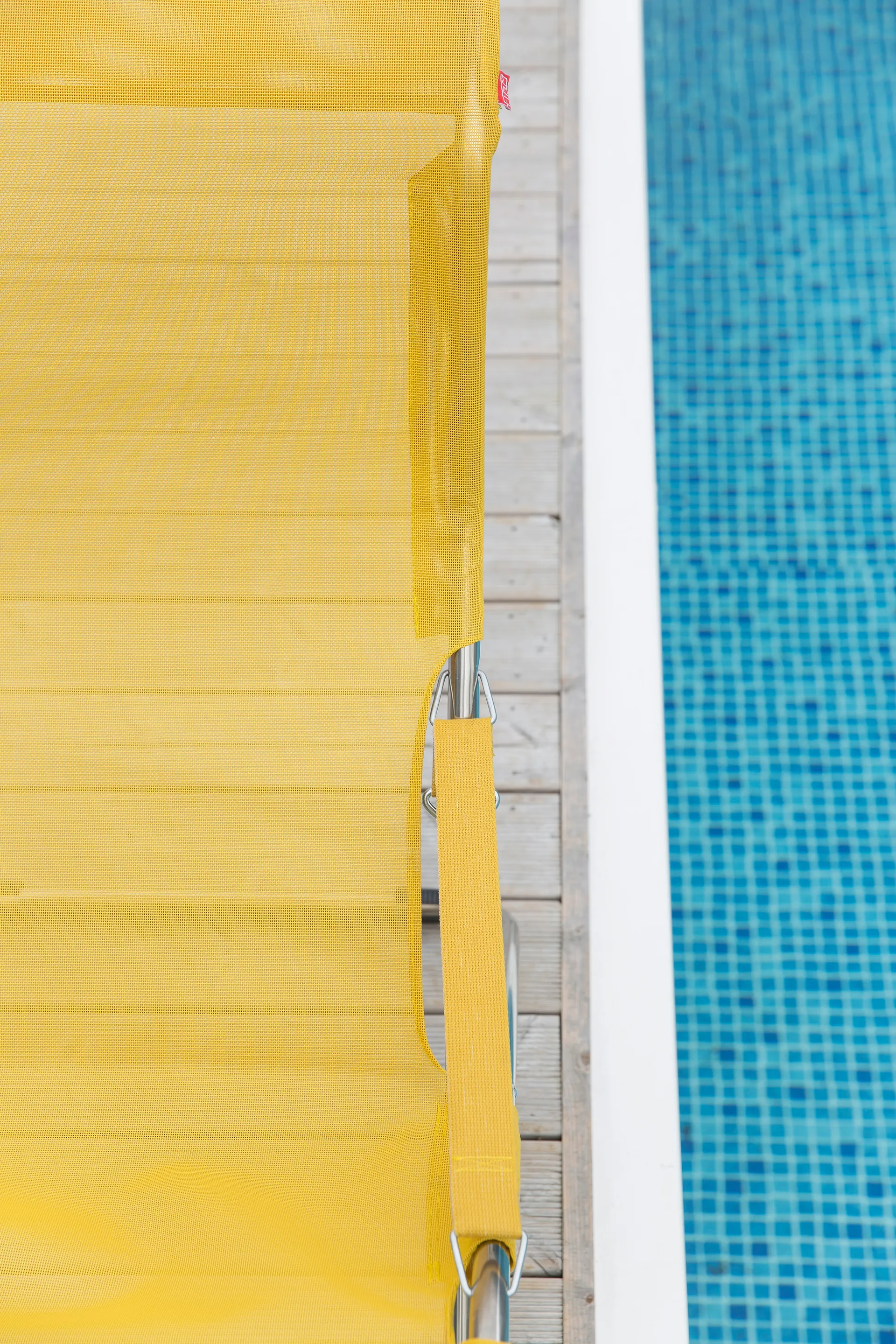 Fiesta sun lounger, Mustard Fiam