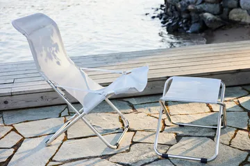 Fiesta sun lounger - White - Fiam