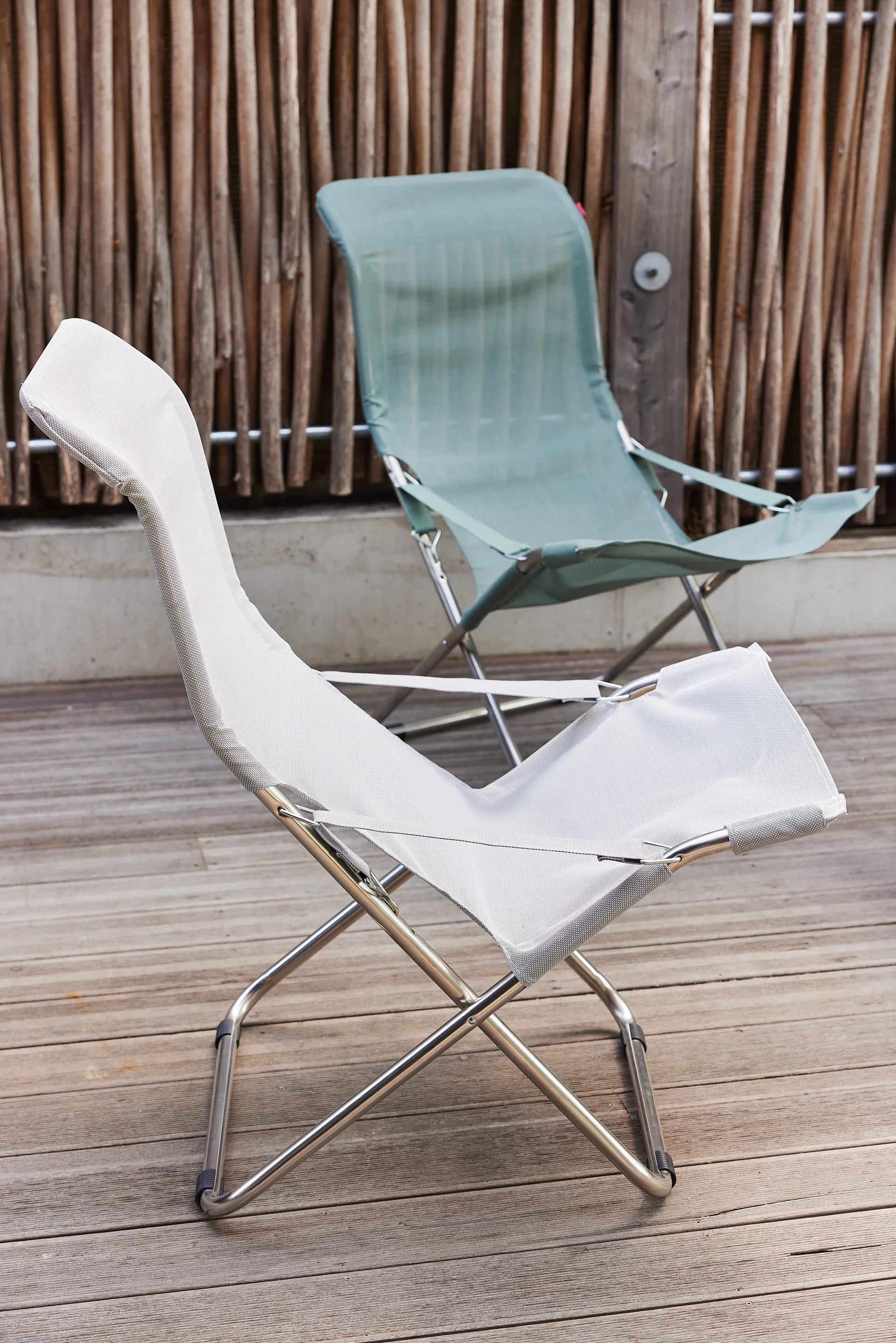 Fiesta sun lounger, White Fiam